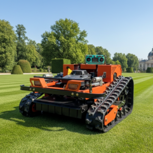 Compact & Flexible Crawler Mower for Precision Terrain Work