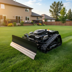 Multi-Purpose Remote Mower with Snow Plow Capability