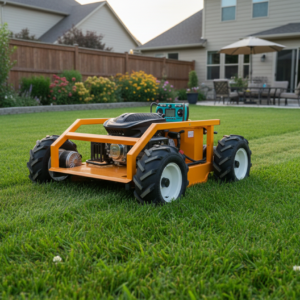 Four-Wheel Drive Remote Mower for Lawns and Gardens